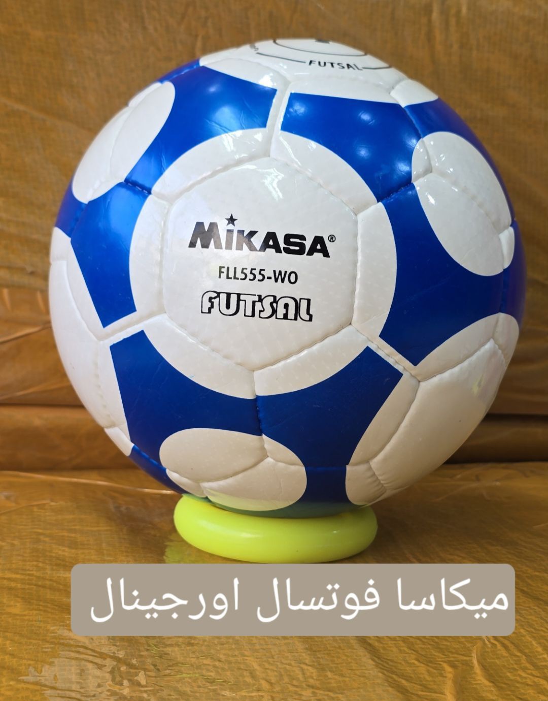 توپ فوتسال میکاسا اورجینال ضمانتی سالنی سایز ۴ تنبل